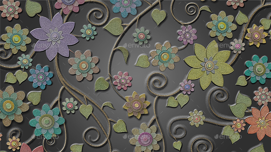 12 Floral Backgrounds Collection 1 by poky40 | GraphicRiver